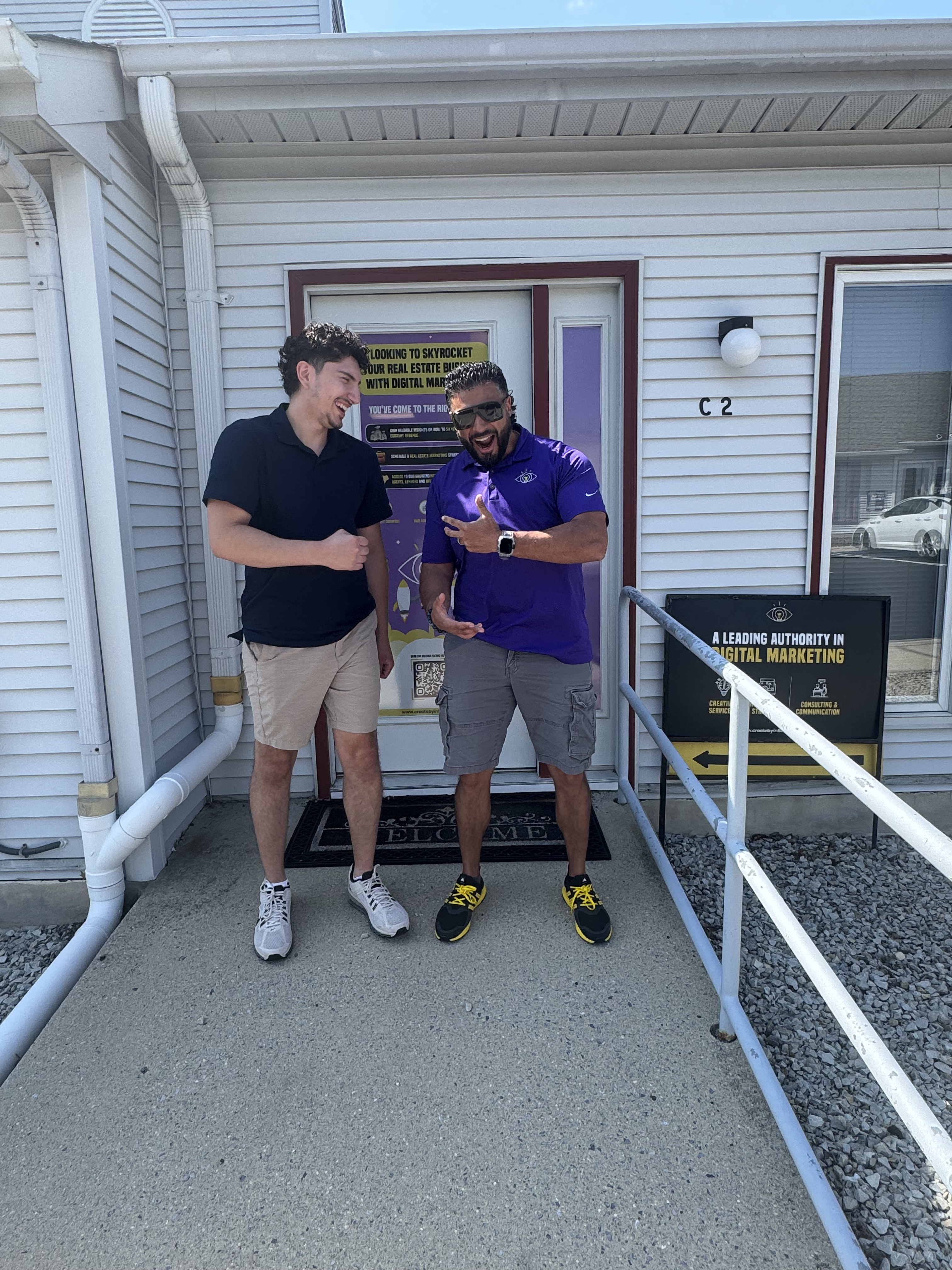 CBI Team outside office