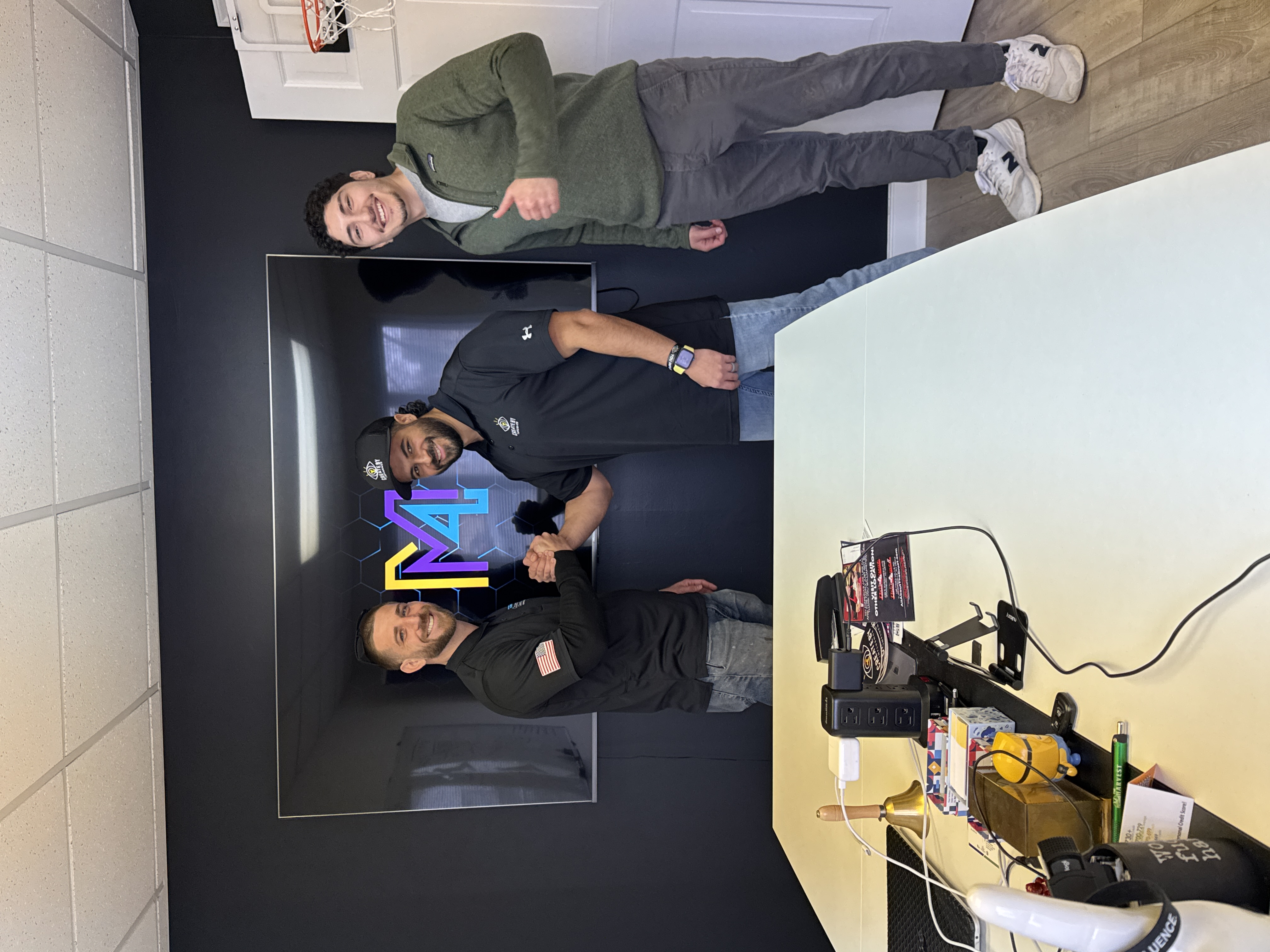 Business owners networking